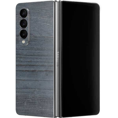 Charcoal Wood Galaxy Z Fold4 5G Skin